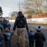 Clotures en PSP, sur le chemin de l'école, Bretteville sur Odon.